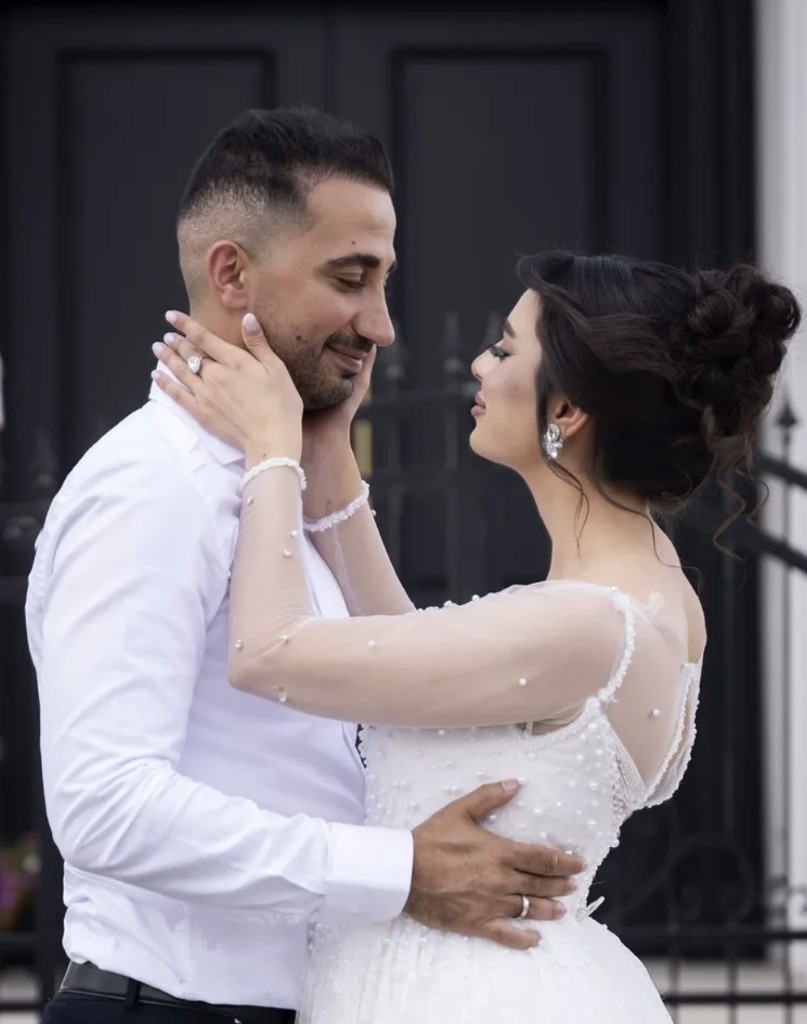 Weam Hayek, wedding 1